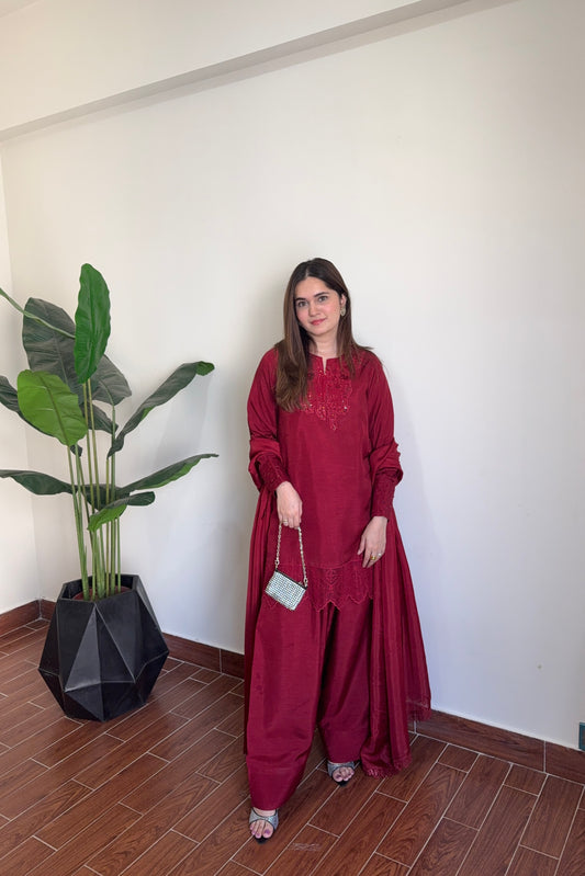 Umixed Reddish Berry Mehroon