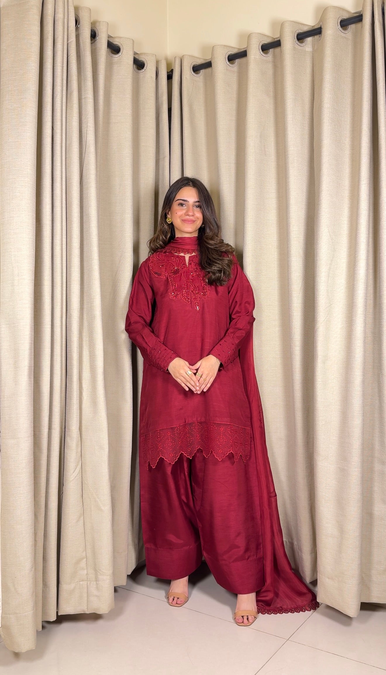 Umixed Reddish Berry Mehroon