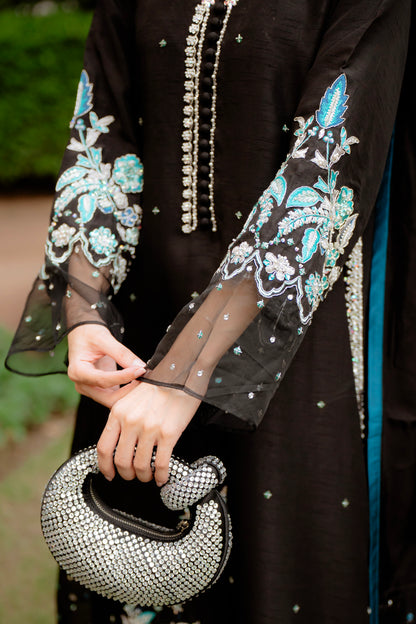 Zarminay (black with teals)