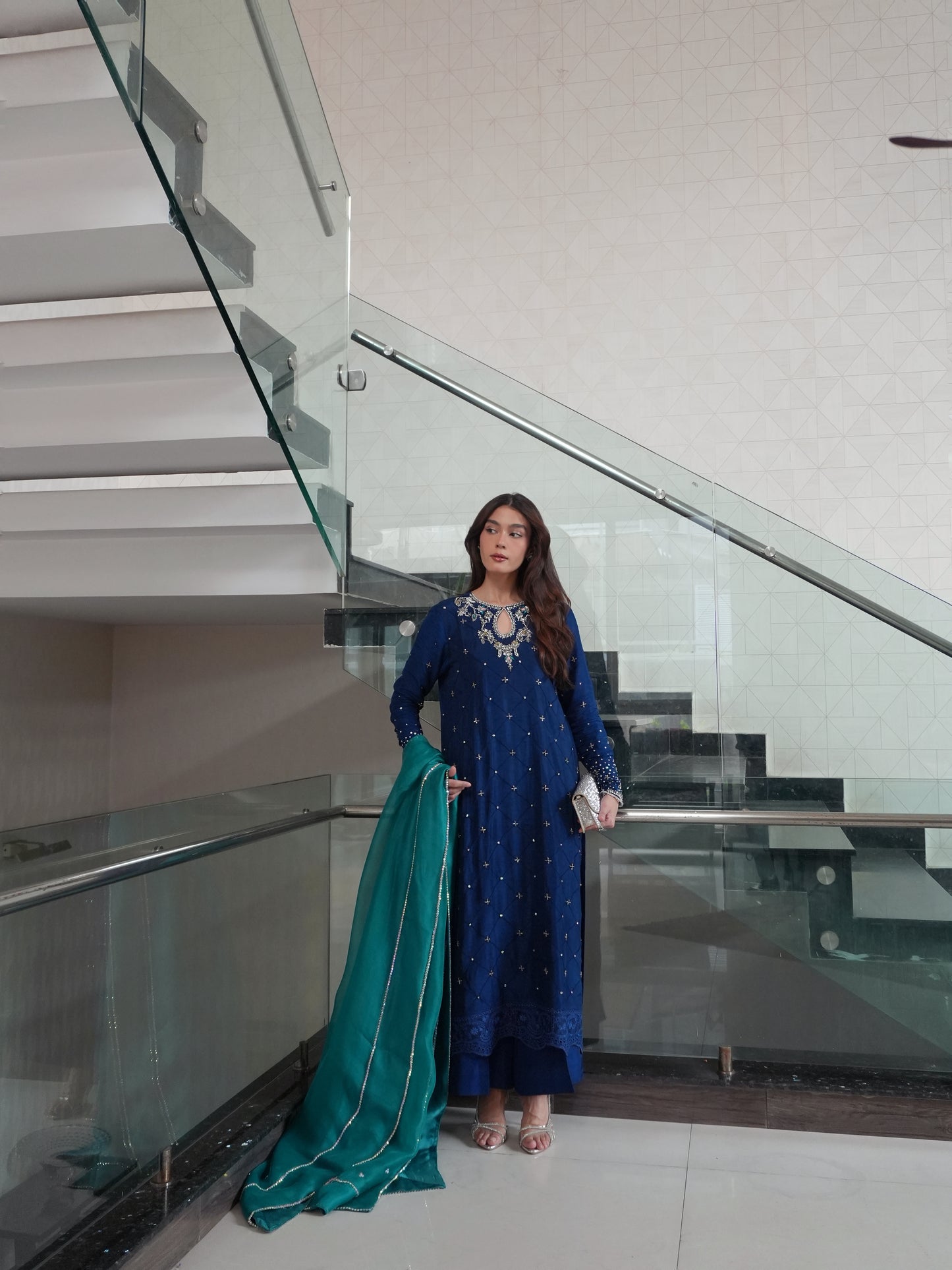 Abeera (Deep Midnight blue)
