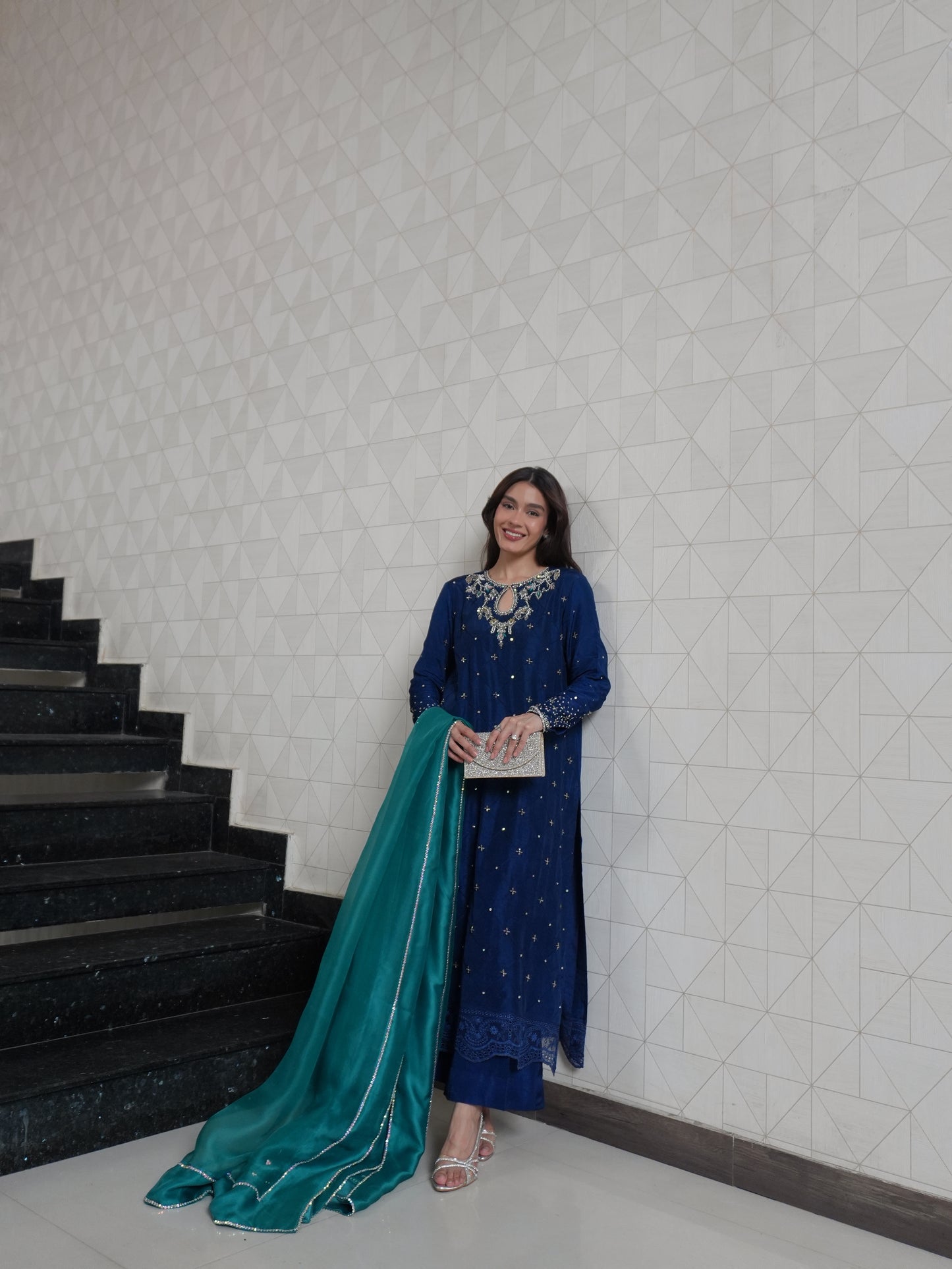 Abeera (Deep Midnight blue)