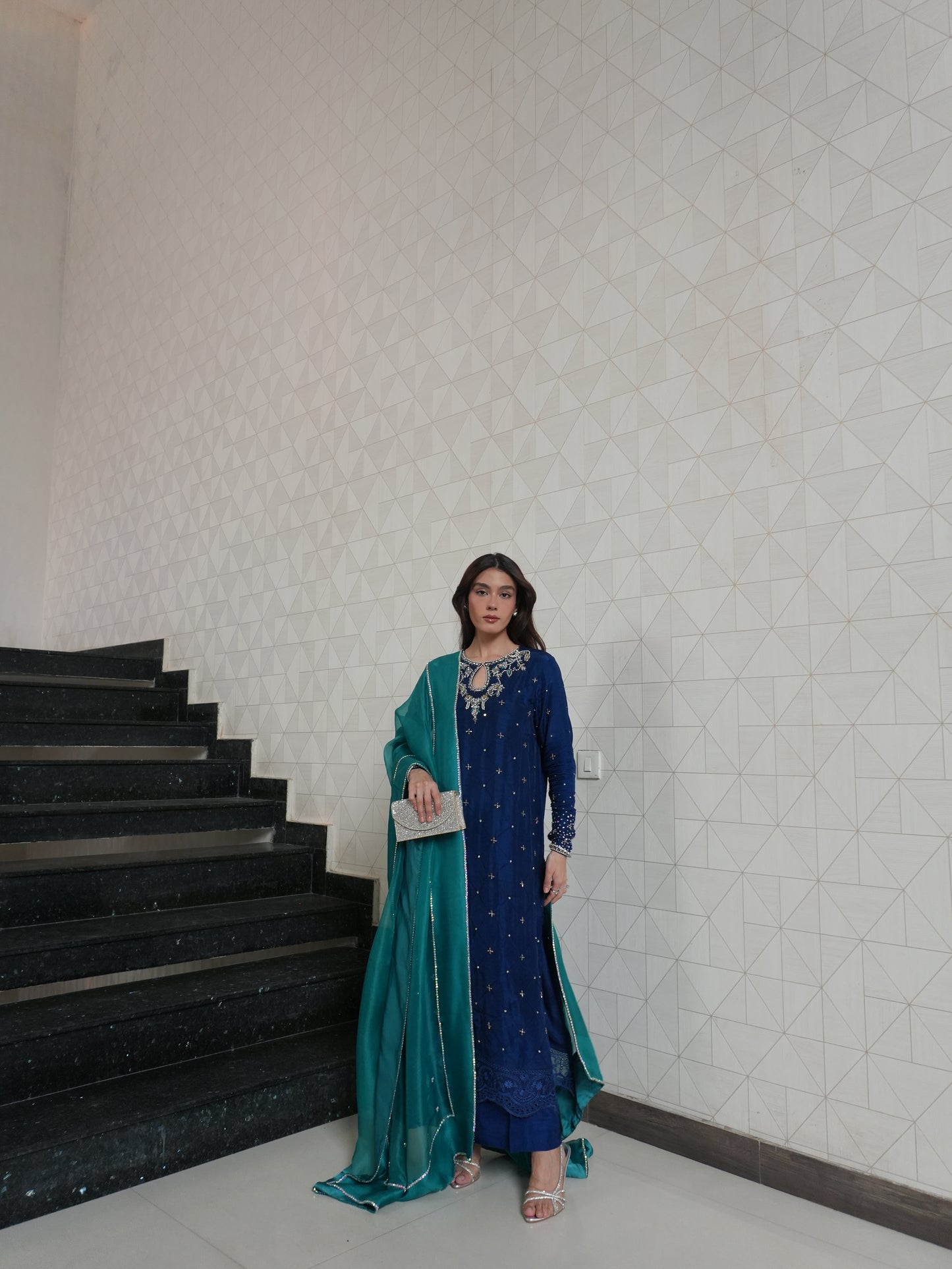 Abeera (Deep Midnight blue)