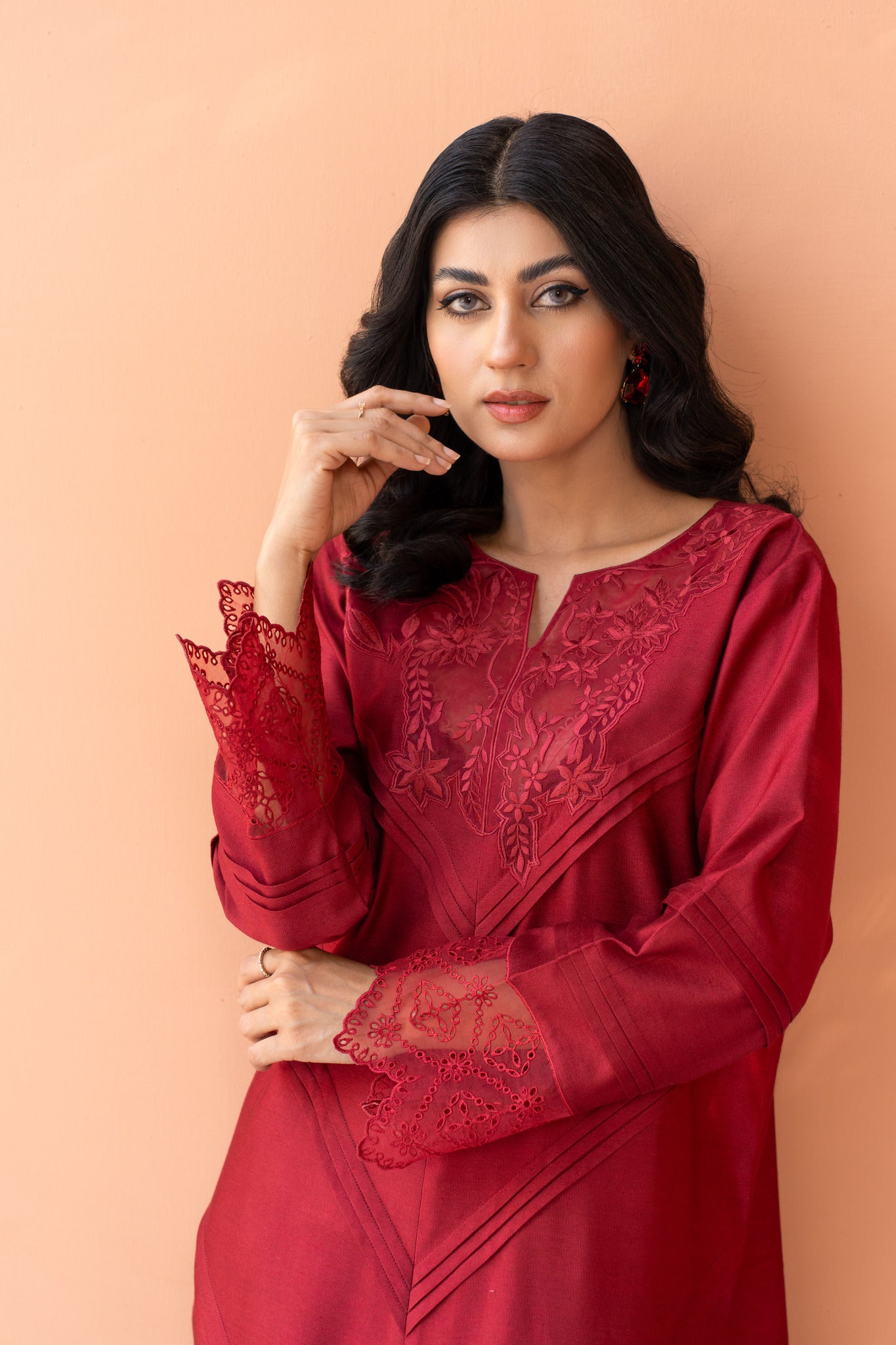 Unmixed Deep Solid Red