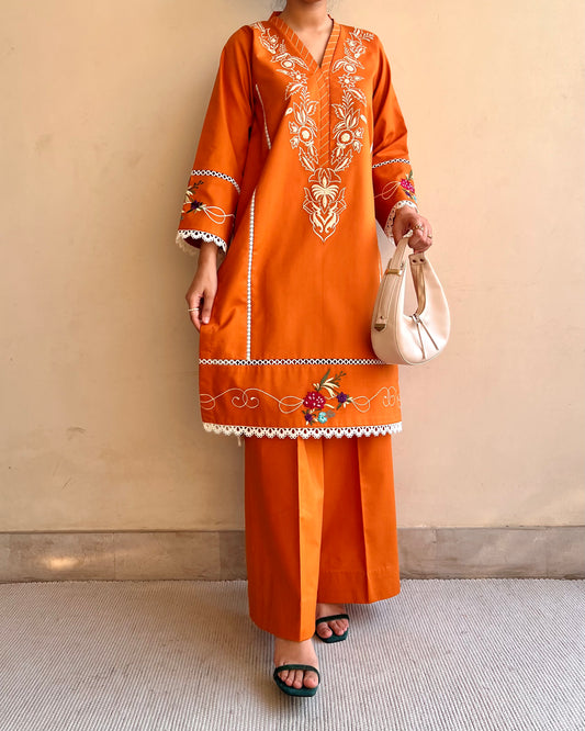 Rustic tangerine (2pc)