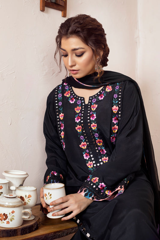 Black with Multi